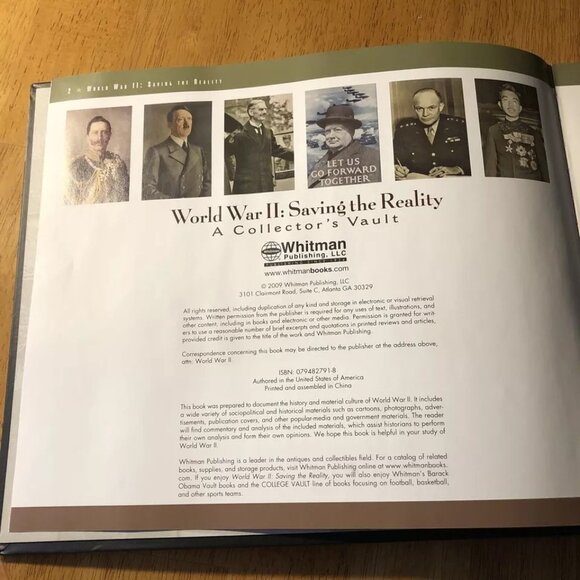 World War II: Saving the Reality : A Collector's Vault by Kenneth W. Rendell Box - Picture 4 of 11